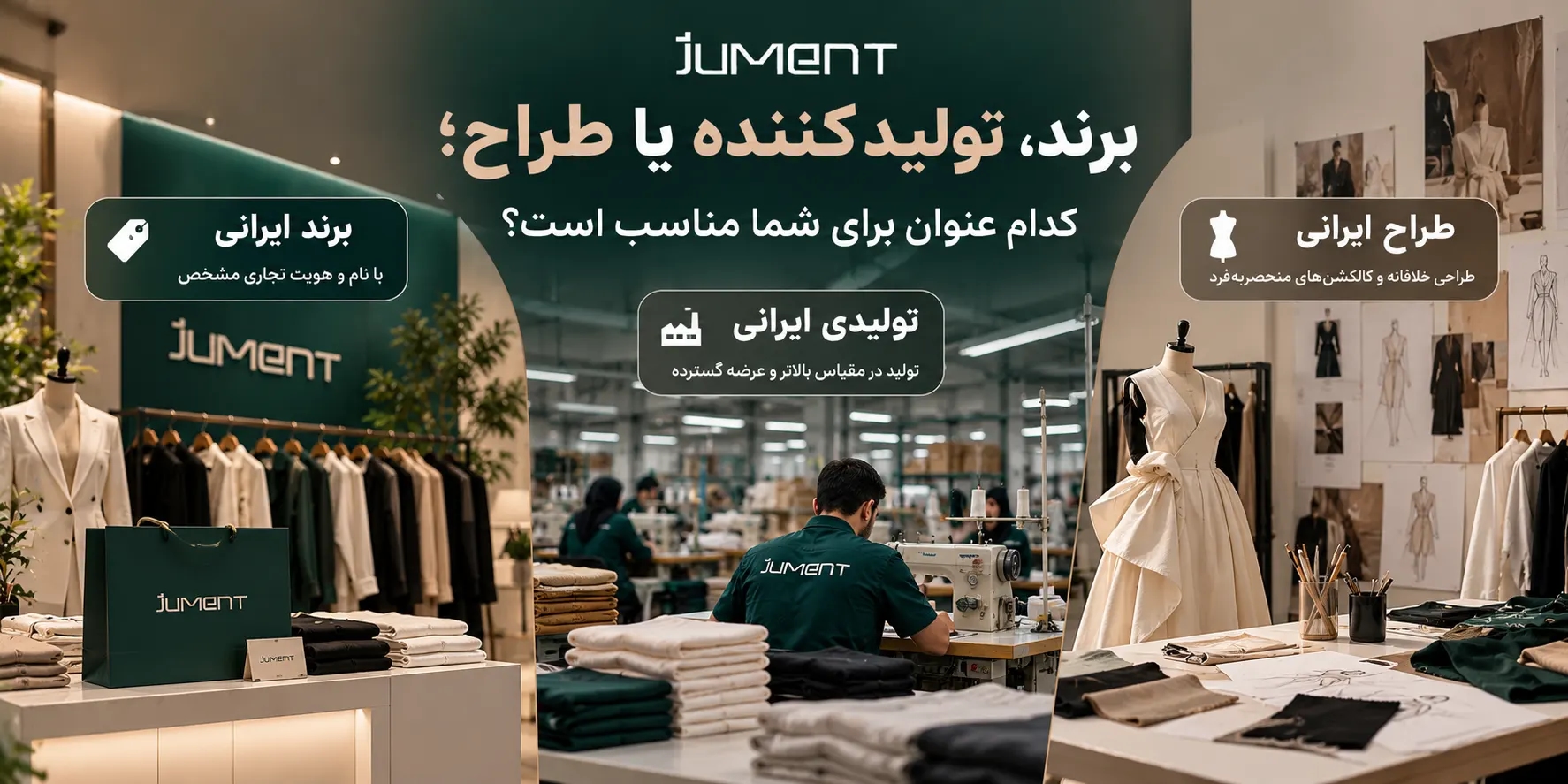 برند، تولیدکننده یا طراح؛ کدام عنوان برای شما مناسب است؟