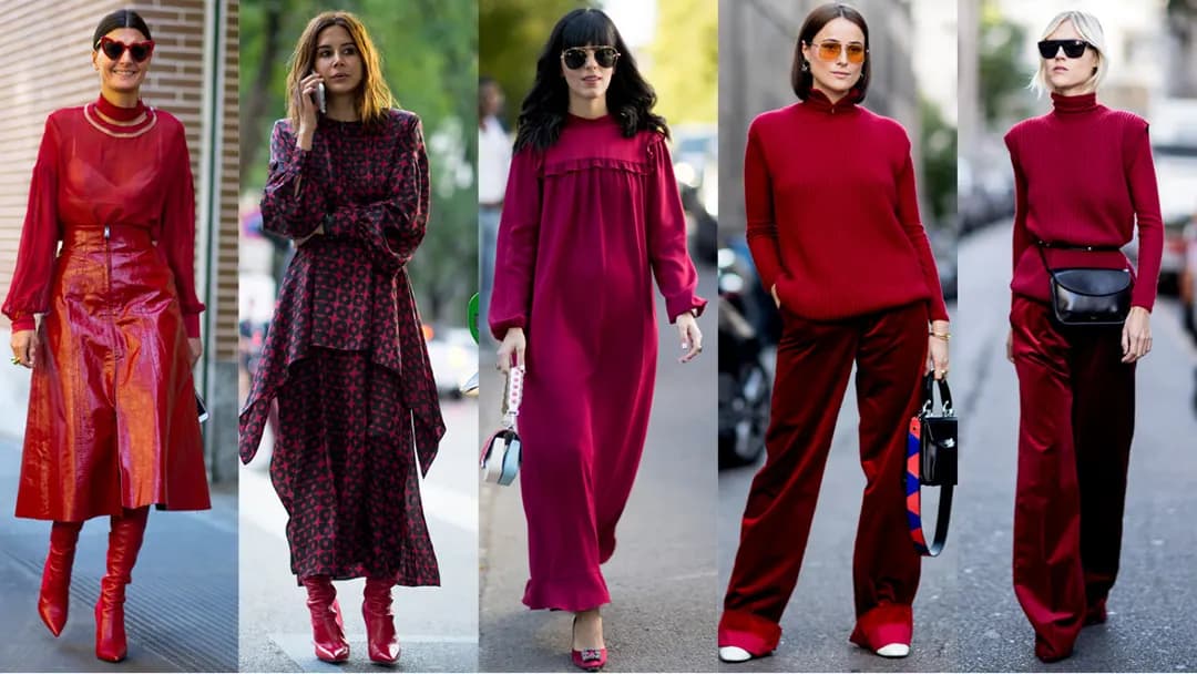 ست کردن رنگ قرمز