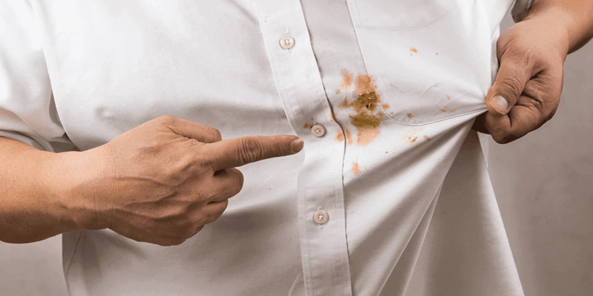 پاک کردن چربی از روی لباس