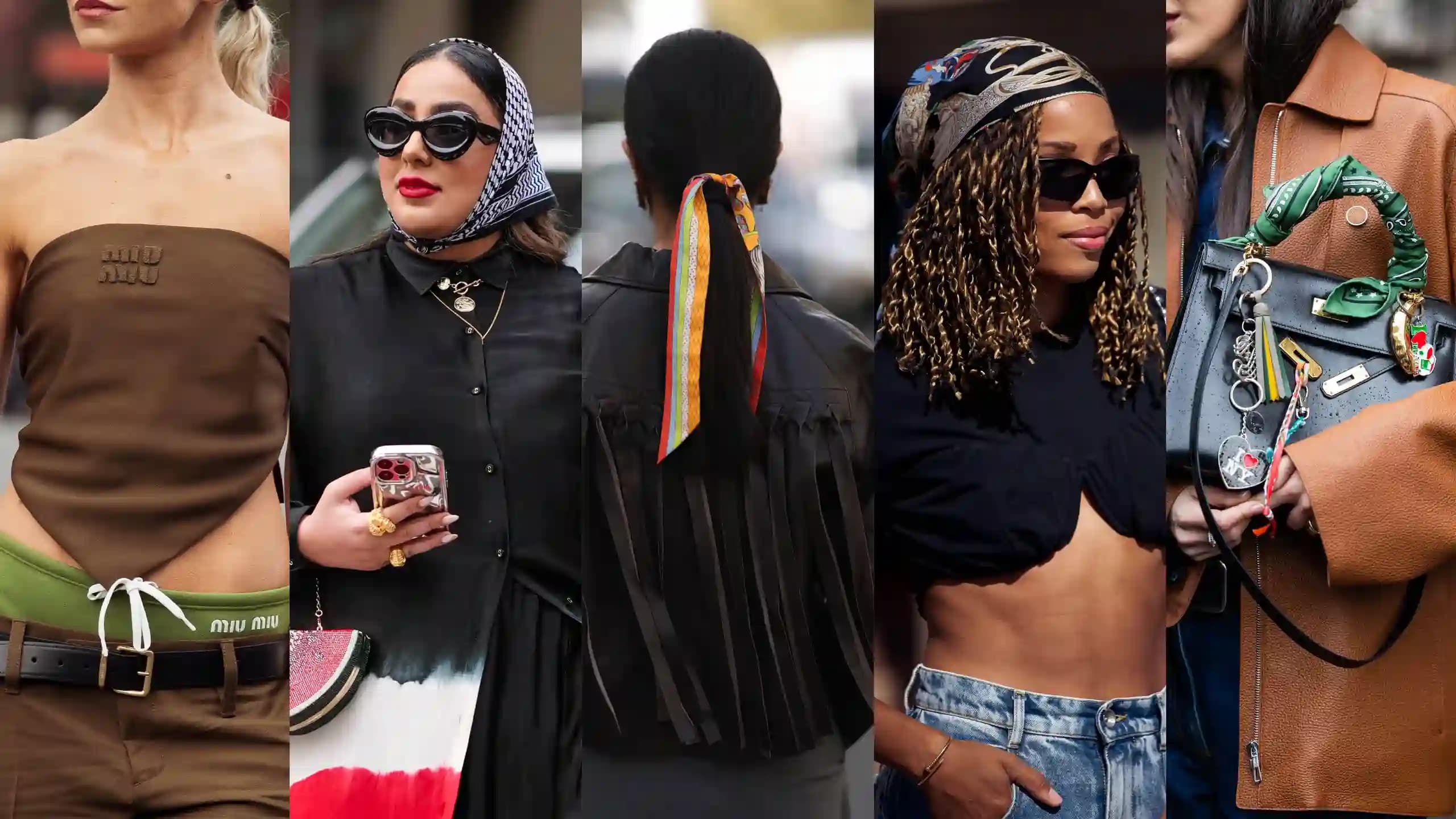 استایل کردن مینی اسکارف