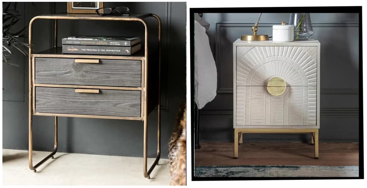 بهترین میزهای کنار تخت برای هر اتاق خواب