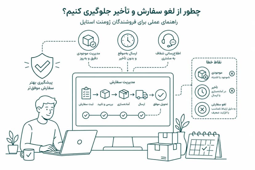 جلوگیری از لغو سفارش‌ها