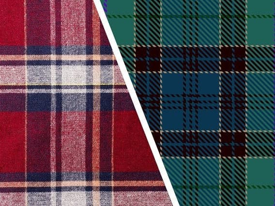 انواع پارچه چهارخانه