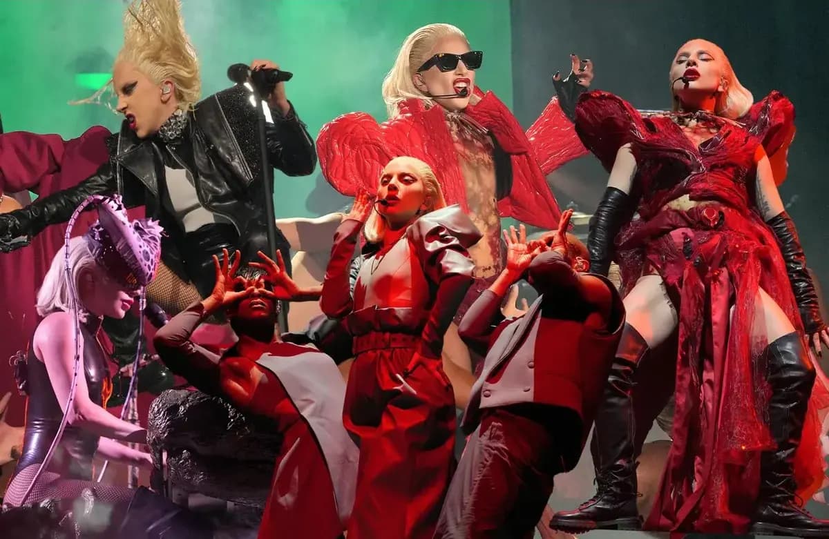 استایل لیدی گاگا در کنسرت Chromatica Ball