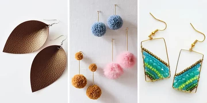 انواع گوشواره های دست ساز