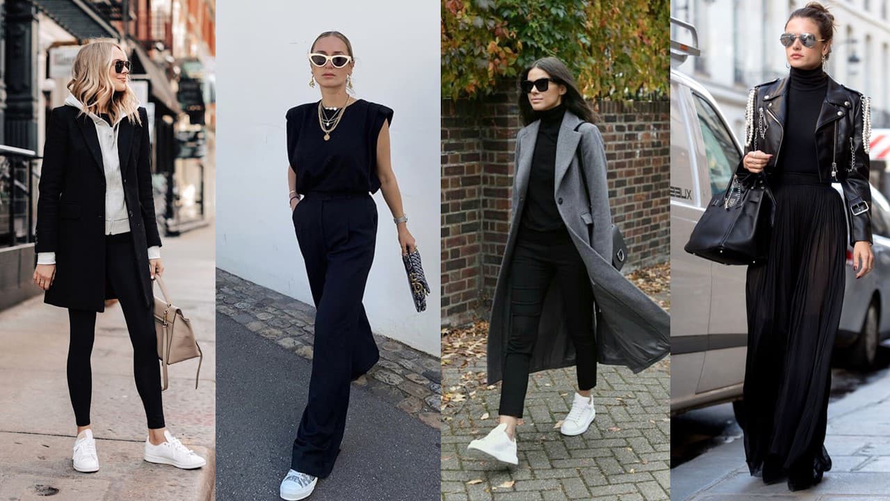 ست کردن لباس مشکی