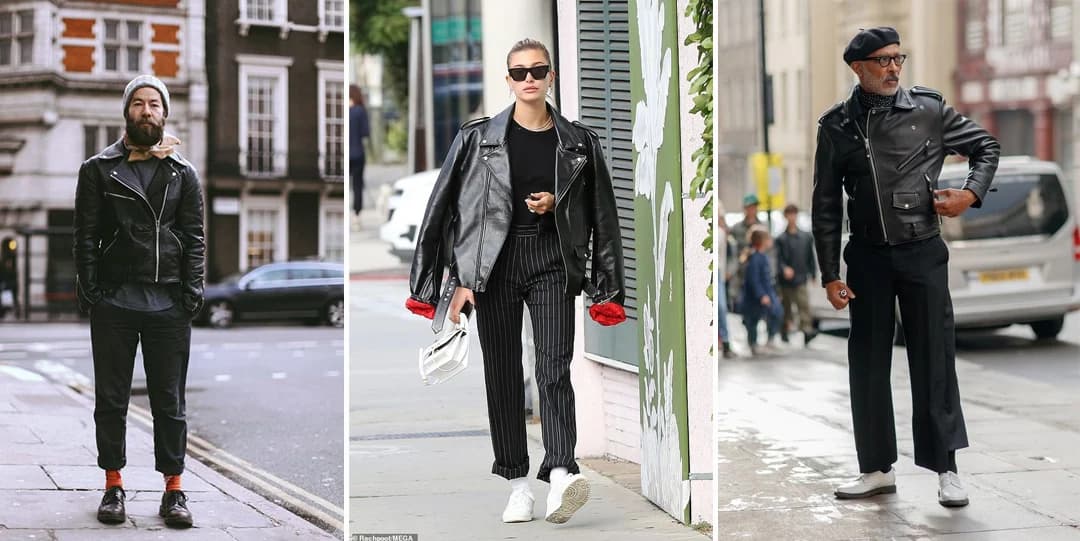 انواع کت چرم