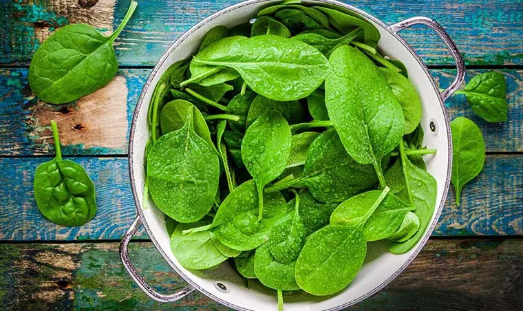 غذاهای خوشمزه با اسفناج