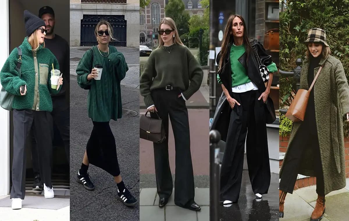 استایل رنگ سبز