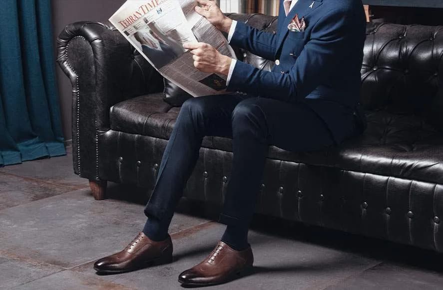 ست کردن کفش با کت و شلوار مردانه