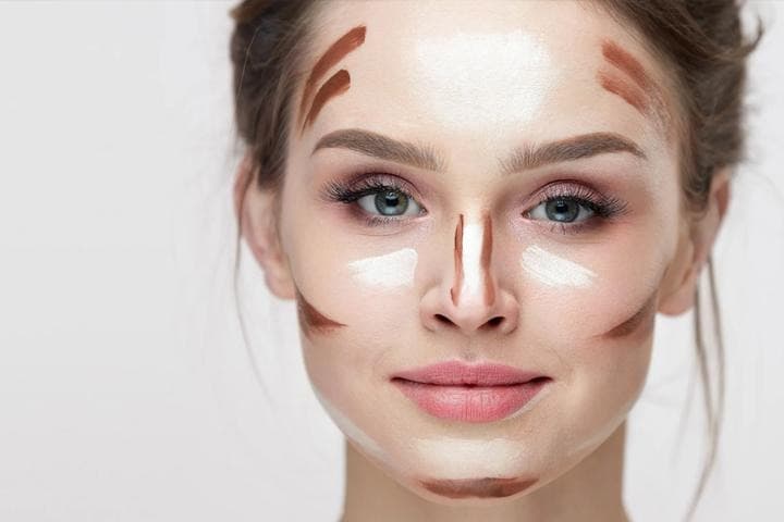 انواع کانتور صورت گرد، بیضی و مربعی