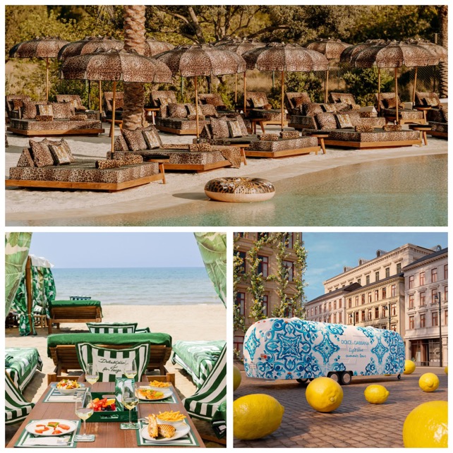 پاپ اپ استور برند دولچه‌گابانا‌ در سراسر اروپا برای تابستان ۲۰۲۵