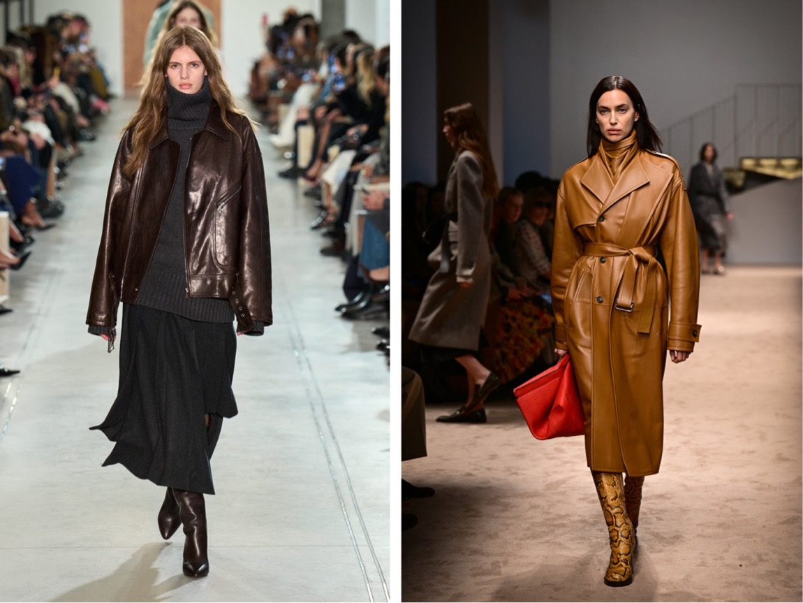 پارچه های ترند پاییز ۱۴۰۴ : پارچه چرم